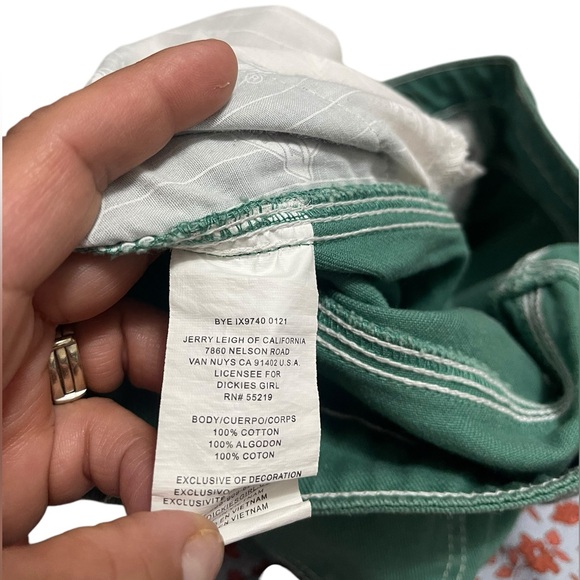 ❤️Dickies Duck carpenter pants in Green Wide-Leg Pants - Picture 3 of 7